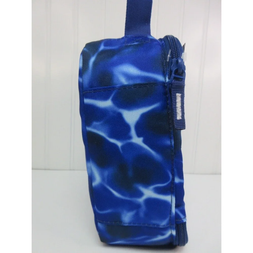 Arctic Zone Lunch Box Combo Thermal Insulation Dark Waters Blue School Lunch Bag